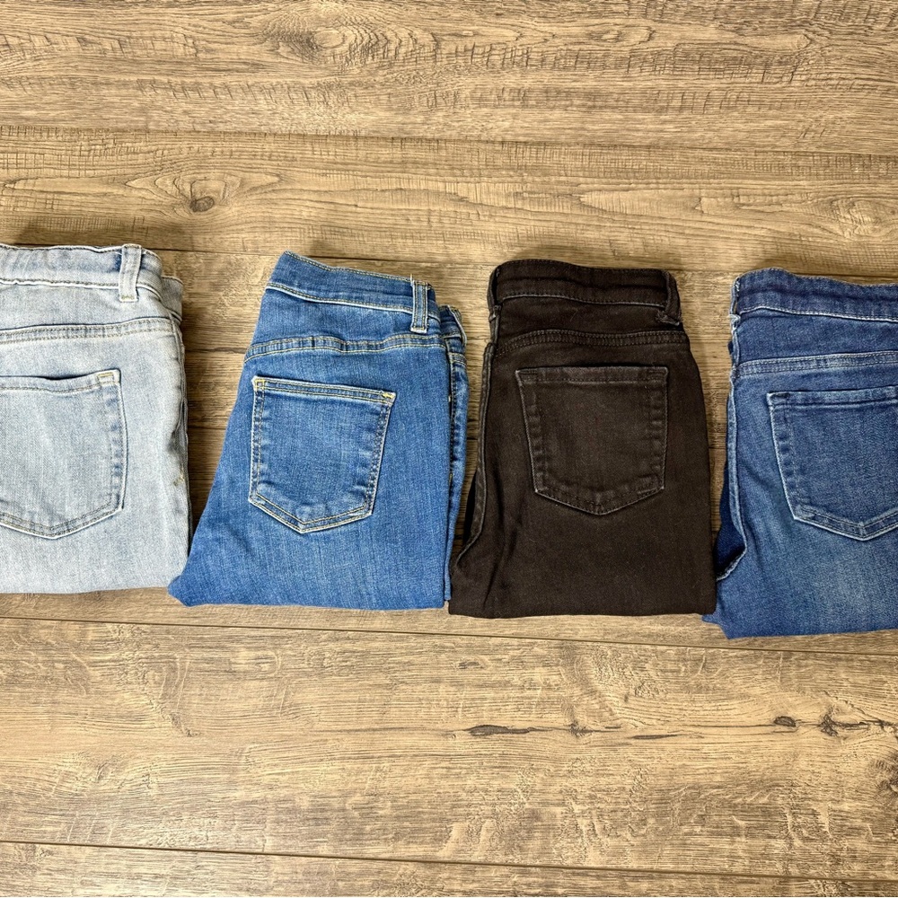 Cat & Jack Jeans Lot (4 Pairs) Size 12/14
